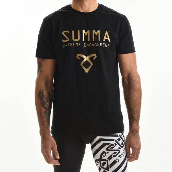 TEE-SHIRT BLACK AND GOLD